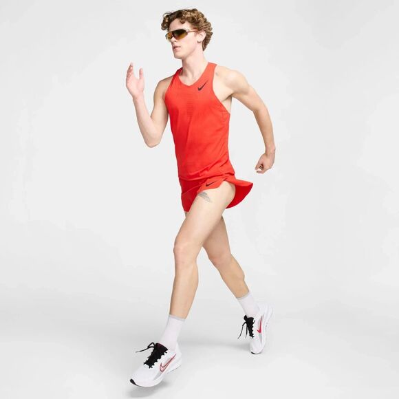NIKE ADV Aeroswift  Running Singlet Light Crimson Slim Tank FN4231-696 Men’s 2XL - Picture 7 of 9